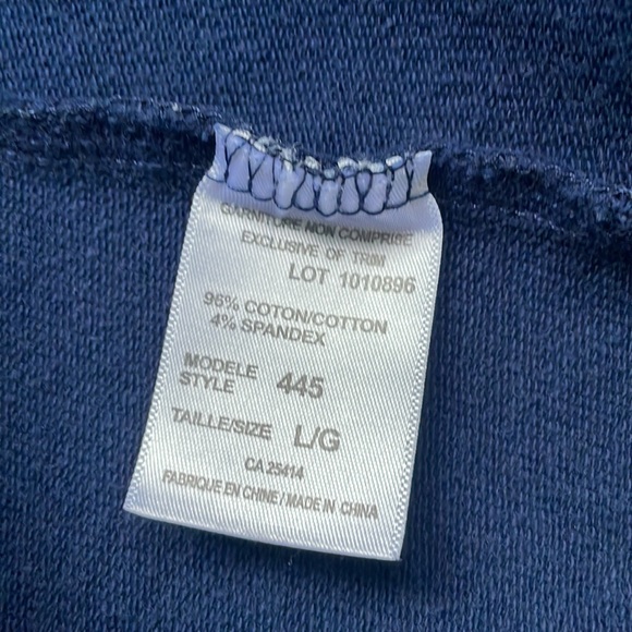 White Cross Blue Scrub Jacket - Picture 6 of 6